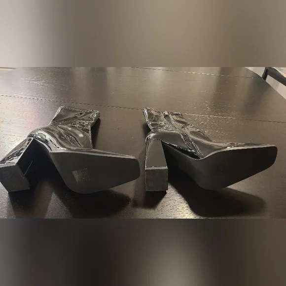 New Simmi London Square Toe Platform Boots, Size 6 to 6.5 US - Picture 4 of 7